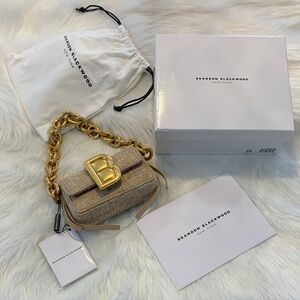 Brandon Blackwood Micro Nia In Beige Linen